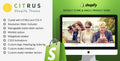 Citrus one page parallax Shopify Theme
